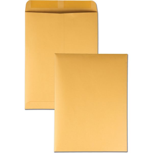 QUA41465 Quality Park Catalog Envelope, 9 x 12, Brown Kraft, 250/Box