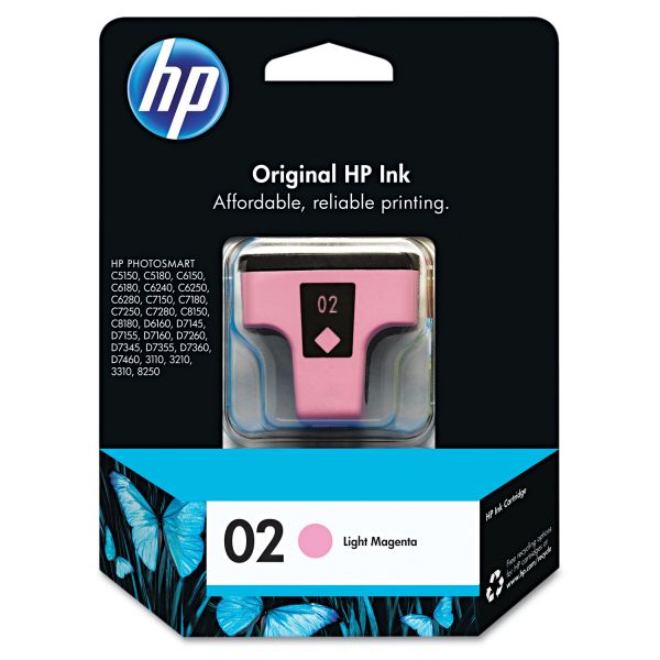 HEWC8775WN HP 02, (C8775WN) Light Magenta Original Ink Cartridge