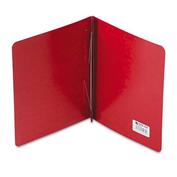 ACC25079 ACCO Presstex Report Cover, Side Bound, Prong Clip, Letter, 3" Cap, Executive Red