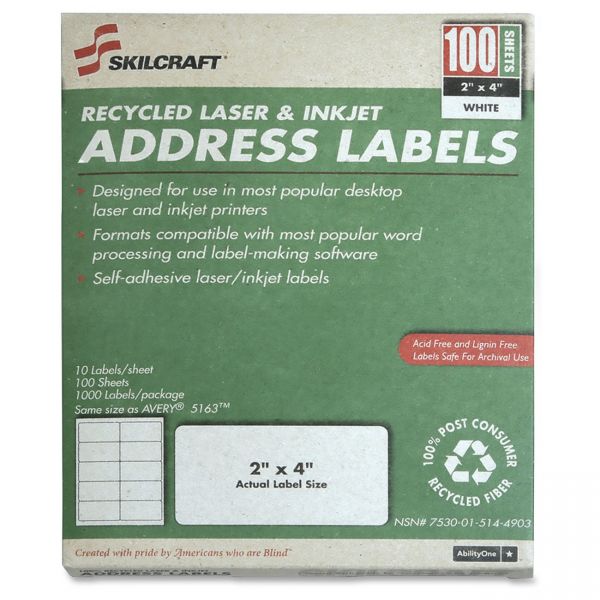 NSN5144903 Skilcraft Shipping Labels