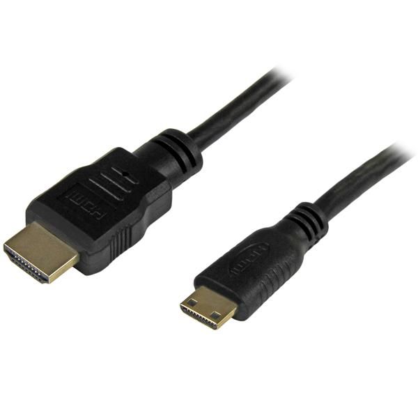 SYNX2434700 StarTech.com 6 ft High Speed HDMI Cable with Ethernet- HDMI to HDMI Mini- M/M