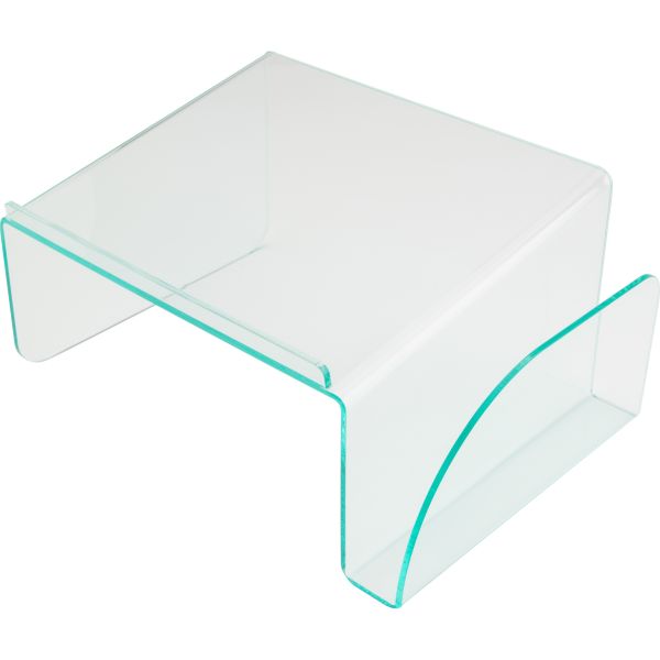 LLR80661 Lorell Acrylic Transparent Green Edge Phone Stand