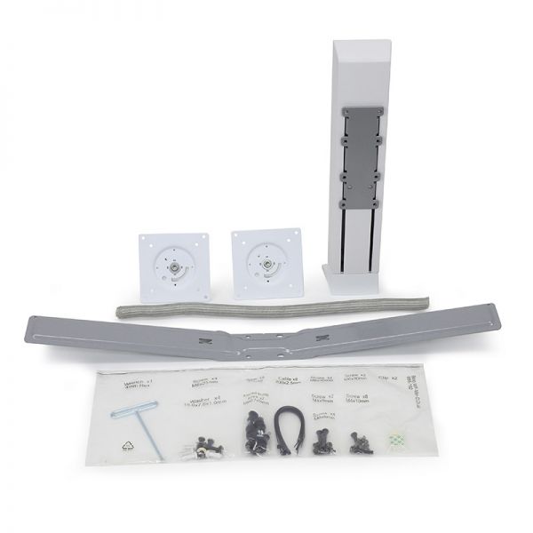 SYNX4252357 Ergotron WorkFit Dual Monitor Kit (white)