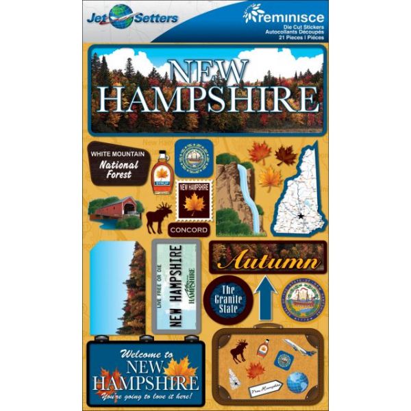 NOTM226402 Jet Setters Dimensional Stickers