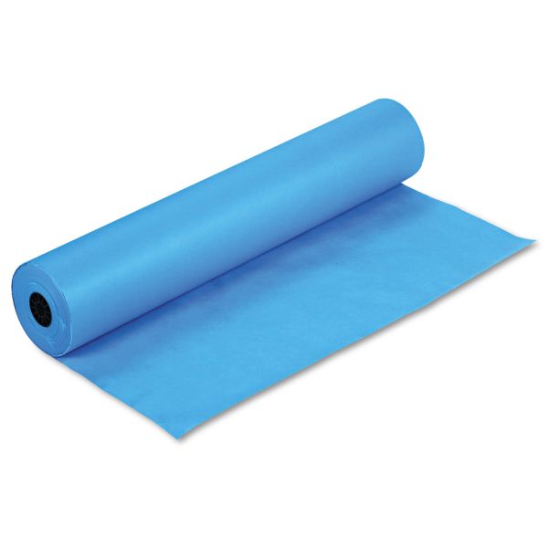 PAC63170 Pacon Rainbow Duo-Finish Colored Kraft Paper, 35 lbs., 36" x 1000 ft, Brite Blue