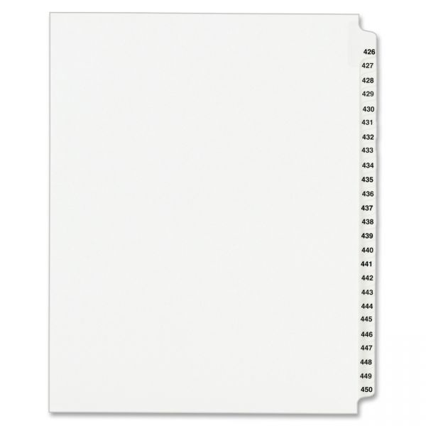 AVE01347 Avery Individual Side-Tab Legal Index Dividers