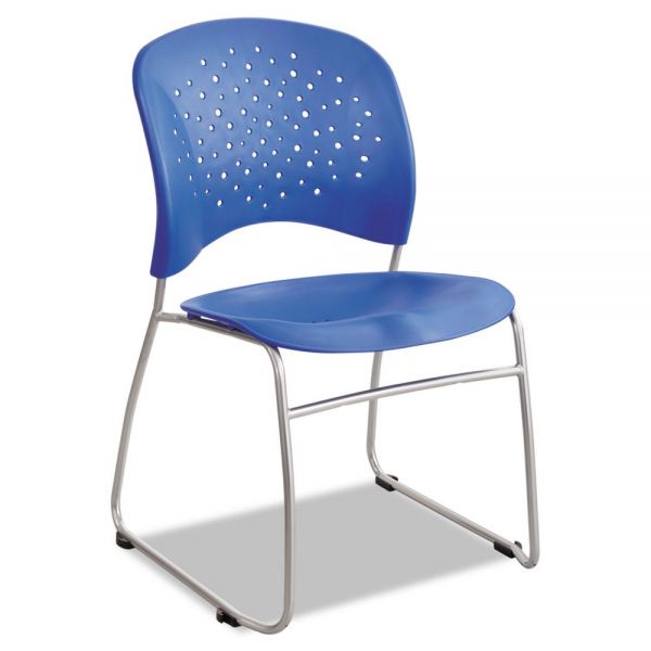 SAF6804LA Safco Rêve Series Guest Chairs With Sled Bases