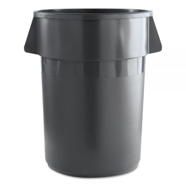 BWK44GLWRGRA Boardwalk Round Waste Receptacle, Plastic, 44 gal, Gray