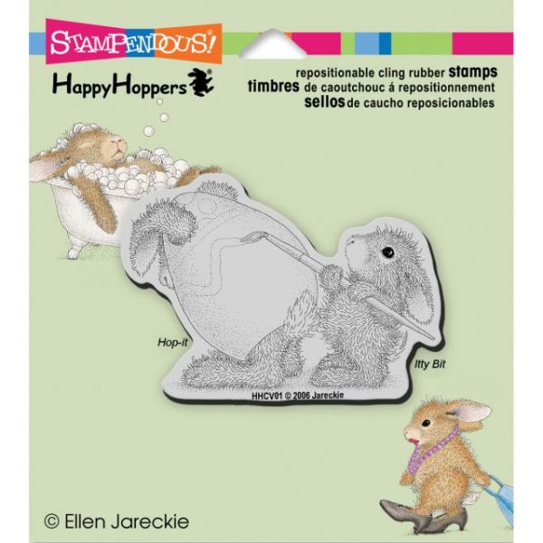 NOTM281557 Stampendous HappyHopper Cling Rubber Stamp 3.5"X4" Sheet