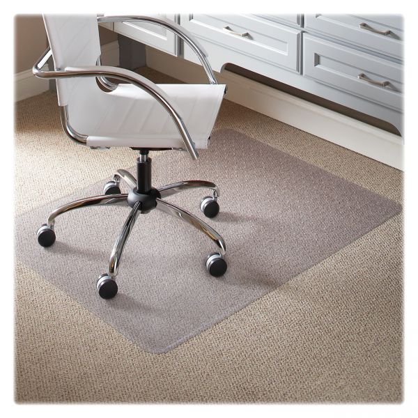 ESR120321 ES Robbins 46 x 60 Rectangle Chair Mat, Task Series AnchorBar for Carpet up to 1/4"