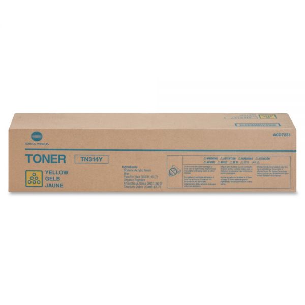 KNMTN314Y Konica Minolta TN314Y Original Toner Cartridge