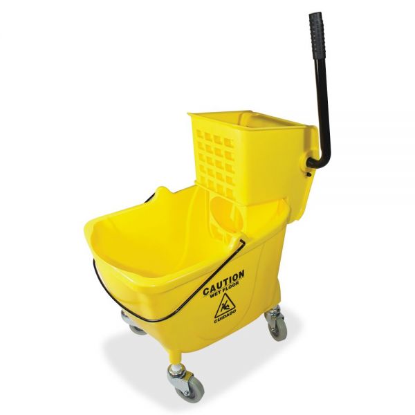 GJO02347 Genuine Joe 35 QT Side Press Mop Bucket Wringer Combo
