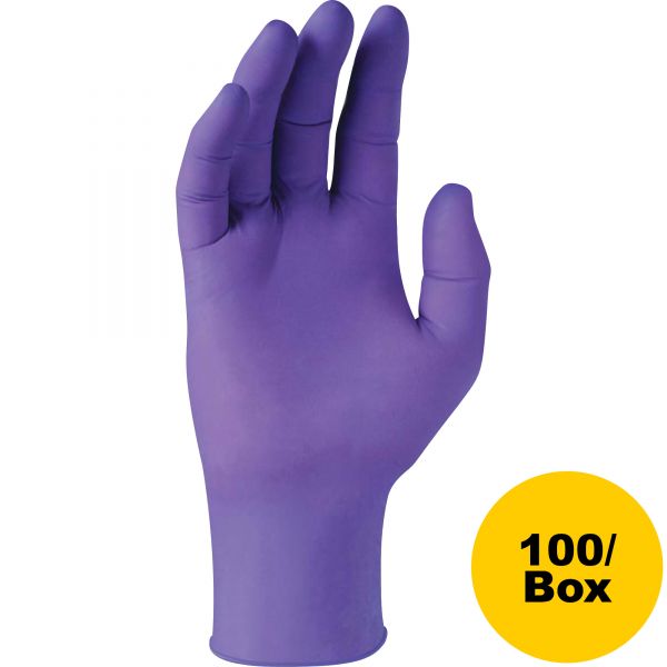 KCC55082 Kimberly-Clark Professional* PURPLE NITRILE Exam Gloves, 242 mm Length, Medium, Purple, 100/Box
