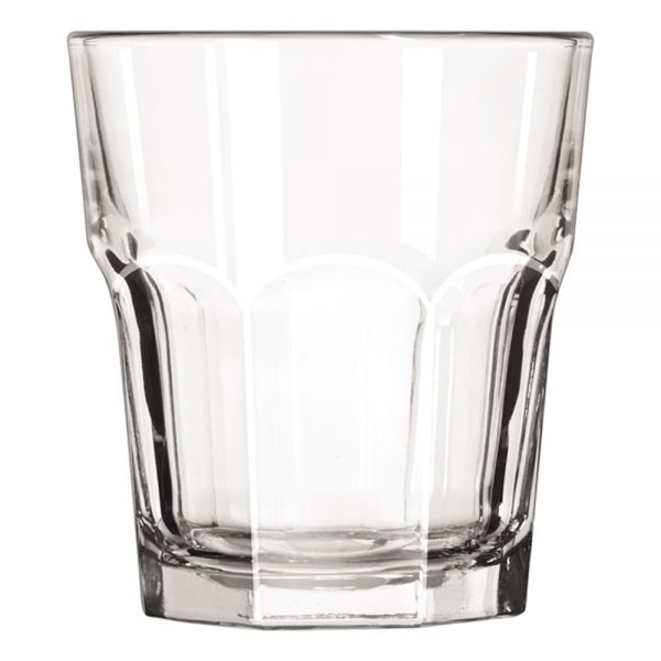 LIB15243 Libbey Gibraltar Rocks Glasses, Double Rocks, 12oz, 4" Tall, 36/Carton