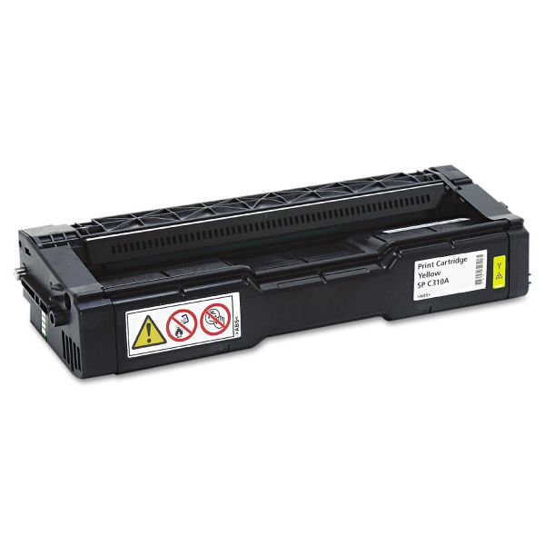 RIC406347 Ricoh 406347 Toner, 2500 Page-Yield, Yellow