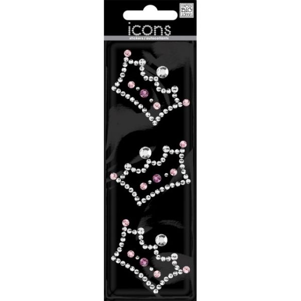 NOTM318862 Rhinestone Word & Icon Stickers