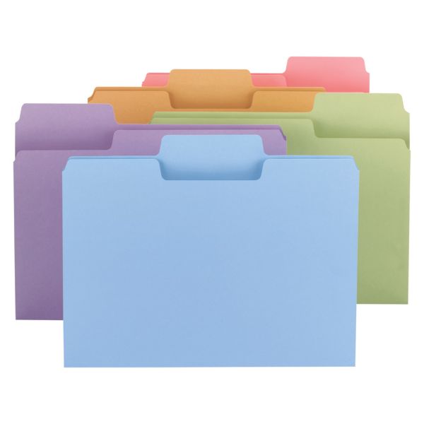 SMD11927 Smead 11927 SuperTab Colored File Folders with Oversized Tabs