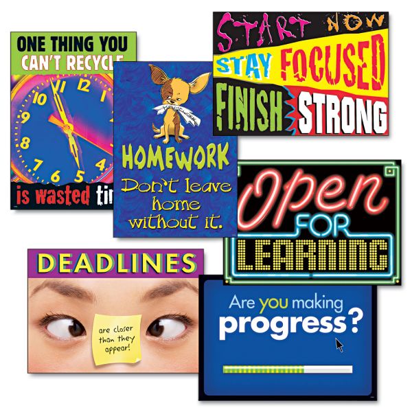 TEPTA67922 TREND "Motivation" ARGUS Poster Combo Pack, 6 Posters/Pack