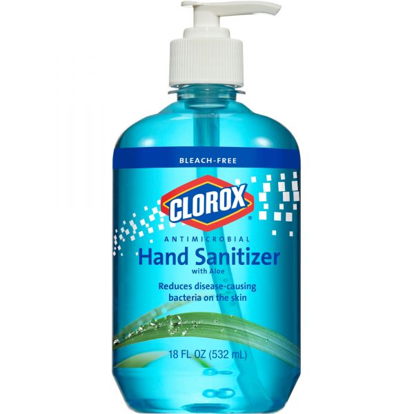 CLO31518 Clorox Antimicrobial Hand Sanitizer with Aloe