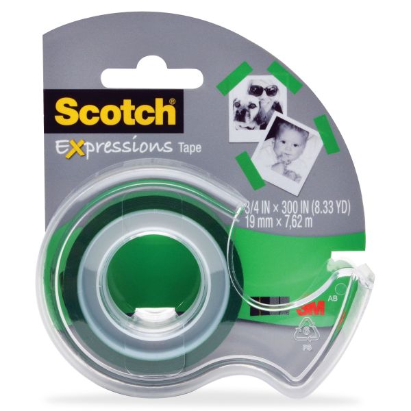 MMMC214GRN2D Scotch Expressions Transparent Tape