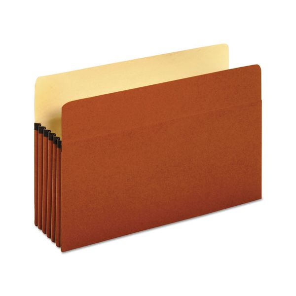 UNV15363 Universal 5 1/4 Inch Expansion File Pockets, Straight, Legal, Redrope/Manila, 10/Box