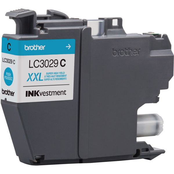 BRTLC3029C Brother LC3029C INKvestment Super High-Yield Ink, Cyan