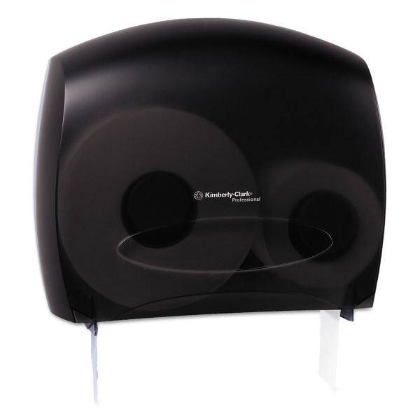 KCC09507 Kimberly-Clark Professional* In-Sight JRT Jr. Tissue Dispenser w/Stub, 13 22/25w x 5 3/4d x 16h, Trans Smoke