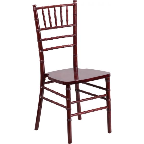 FHFXSMAHOGANYGG Flash Furniture Mahogany Wood Chiavari Chair