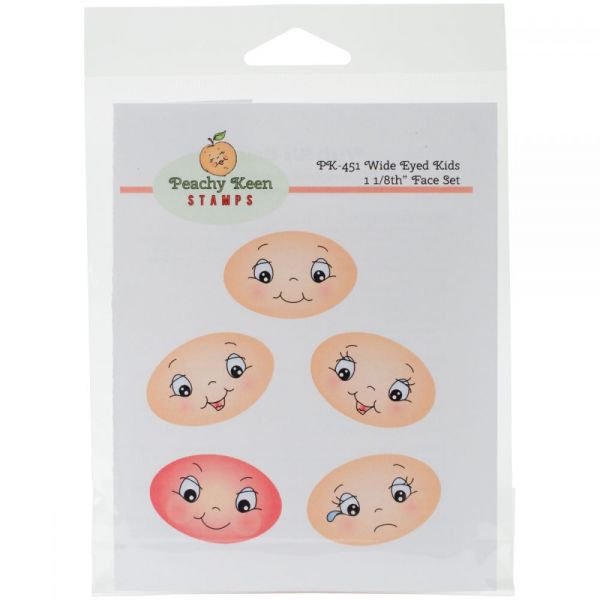 NOTM335272 Peachy Keen Stamps Clear Face Assortment 5/Pkg