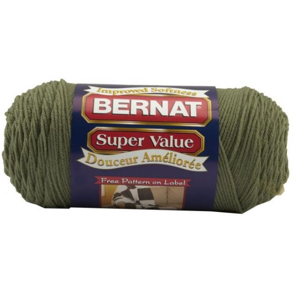 NOTM068479 Bernat Super Value Yarn - Forest Green