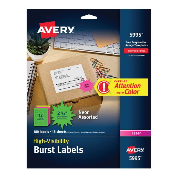 AVE5994 Avery High Visibility Labels