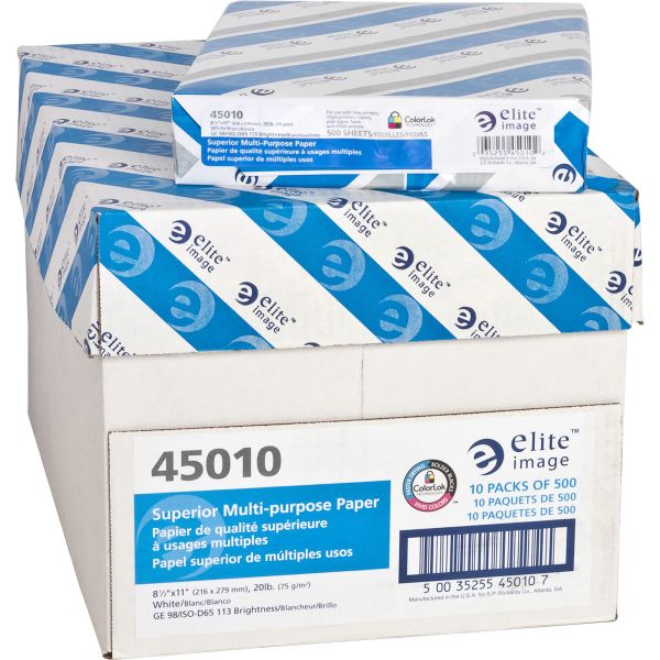 ELI45010 Elite Image Multi-Purpose White Copy Paper