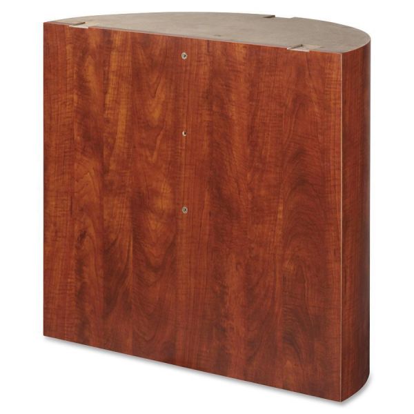 LLR69943 Lorell Modular Cherry Conference Curved Table Base
