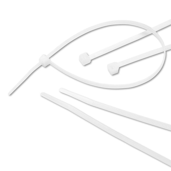 TCO22300 Tatco Nylon Cable Ties, 11 x 3/16, 50 lb, 500/Pack, Natural