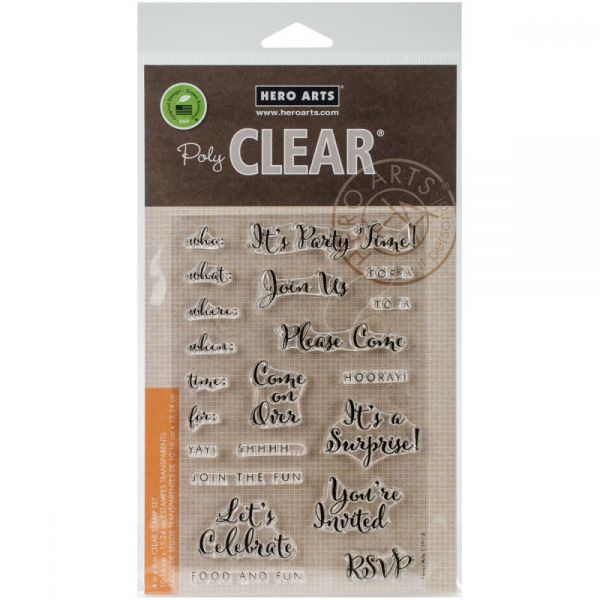 NOTM347733 Hero Arts Clear Stamps 4"X6"