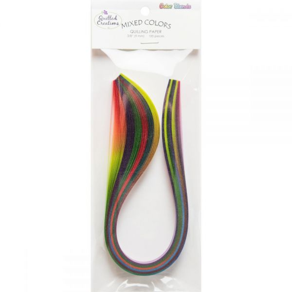 NOTM342170 Quilling Paper Pack Color Blends .375" 100/Pkg