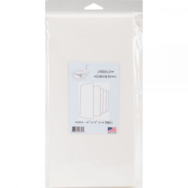 NOTM426633 Joggles Accordion Watercolor Book 6"X12"