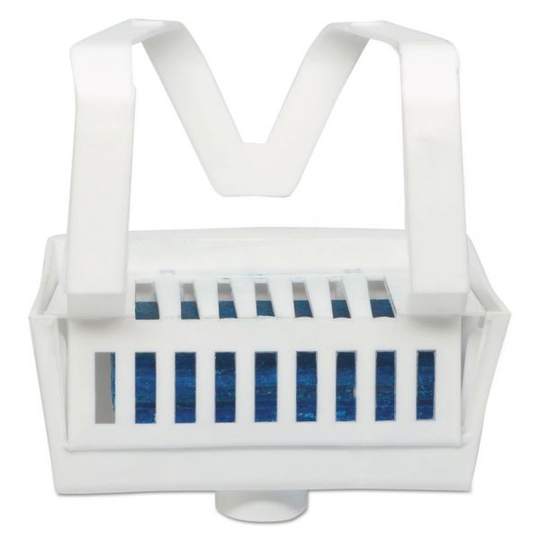 BGD661 Big D Industries Non-Para Toilet Bowl Block, Lasts 30 Days, White, Evergreen Fragrance, 12/Box
