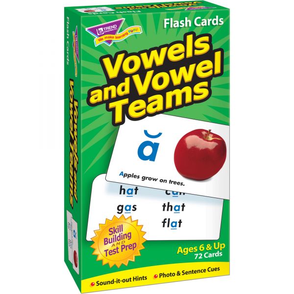 TEP53008 Trend Vowels and Vowel Teams Flash Cards