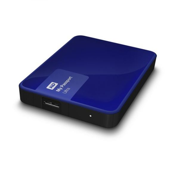 SYNX4190923 WD My Passport Ultra 2TB USB 3.0 Secure portable drive with auto backup Nobile Blue