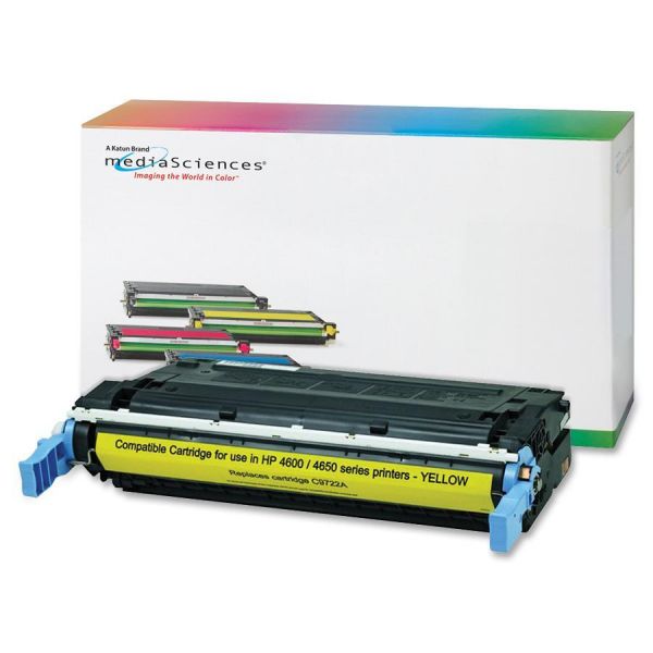 MDA40999 Media Sciences Remanufactured HP 641A Yellow Toner Cartridge