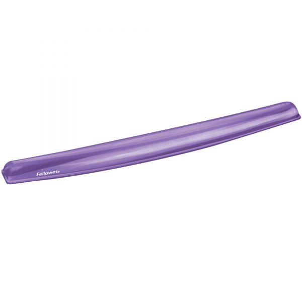 FEL91437 Fellowes Gel Crystals Keyboard Wrist Rest, Purple