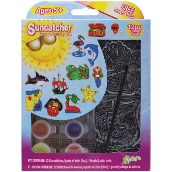 NOTM407361 Kelly's Kidz Sparkle Pirate Suncatcher Activity Kit
