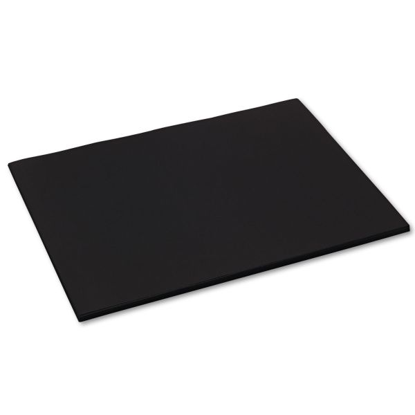 PAC103093 Pacon Tru-Ray Construction Paper, 76 lbs., 18 x 24, Black, 50 Sheets/Pack