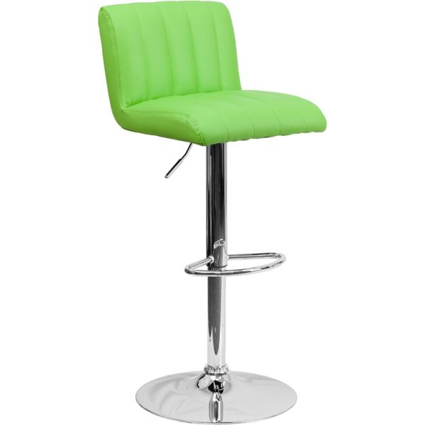 FHFCH112010GRNGG Flash Furniture Contemporary Barstool