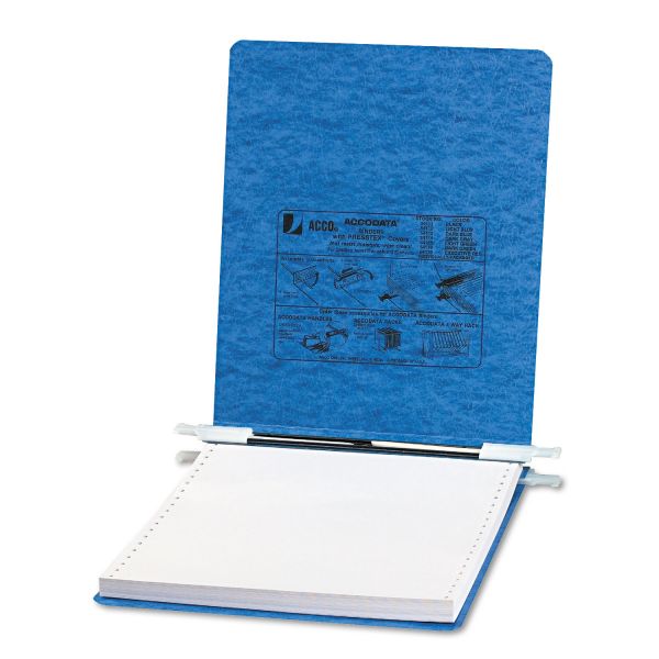 ACC54112 ACCO PRESSTEX Covers w/Storage Hooks, 6" Cap, 9 1/2 x 11, Light Blue