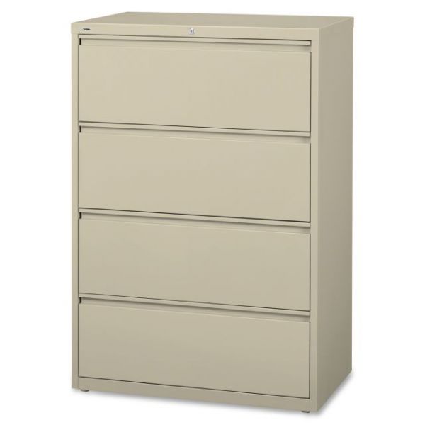 LLR60435 Lorell 4 Drawer Lateral File Cabinet