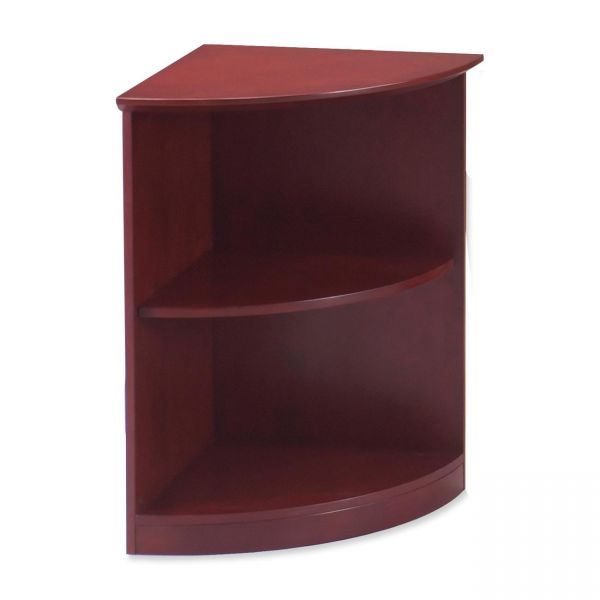 MLNVBQ2CRY Tiffany Industries Corsica Series 1/4 Round Bookcase