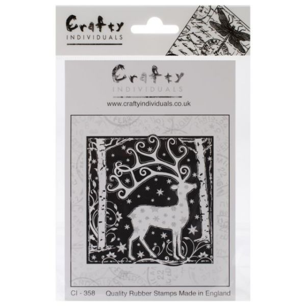 NOTM289872 Crafty Individuals Unmounted Rubber Stamp 4.75"X7" Pkg