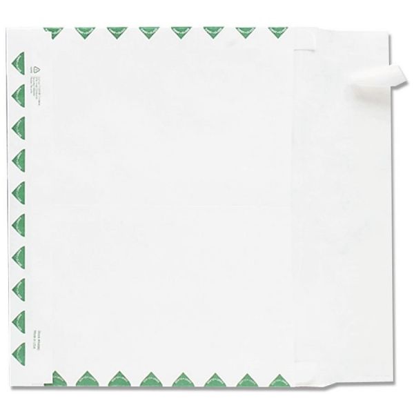 QUAR4510 Survivor Tyvek Expansion Mailer, First Class, 10 x 13 x 1 1/2, White, 100/Carton